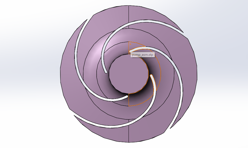 Solidworks离心泵叶轮单流道切分教程